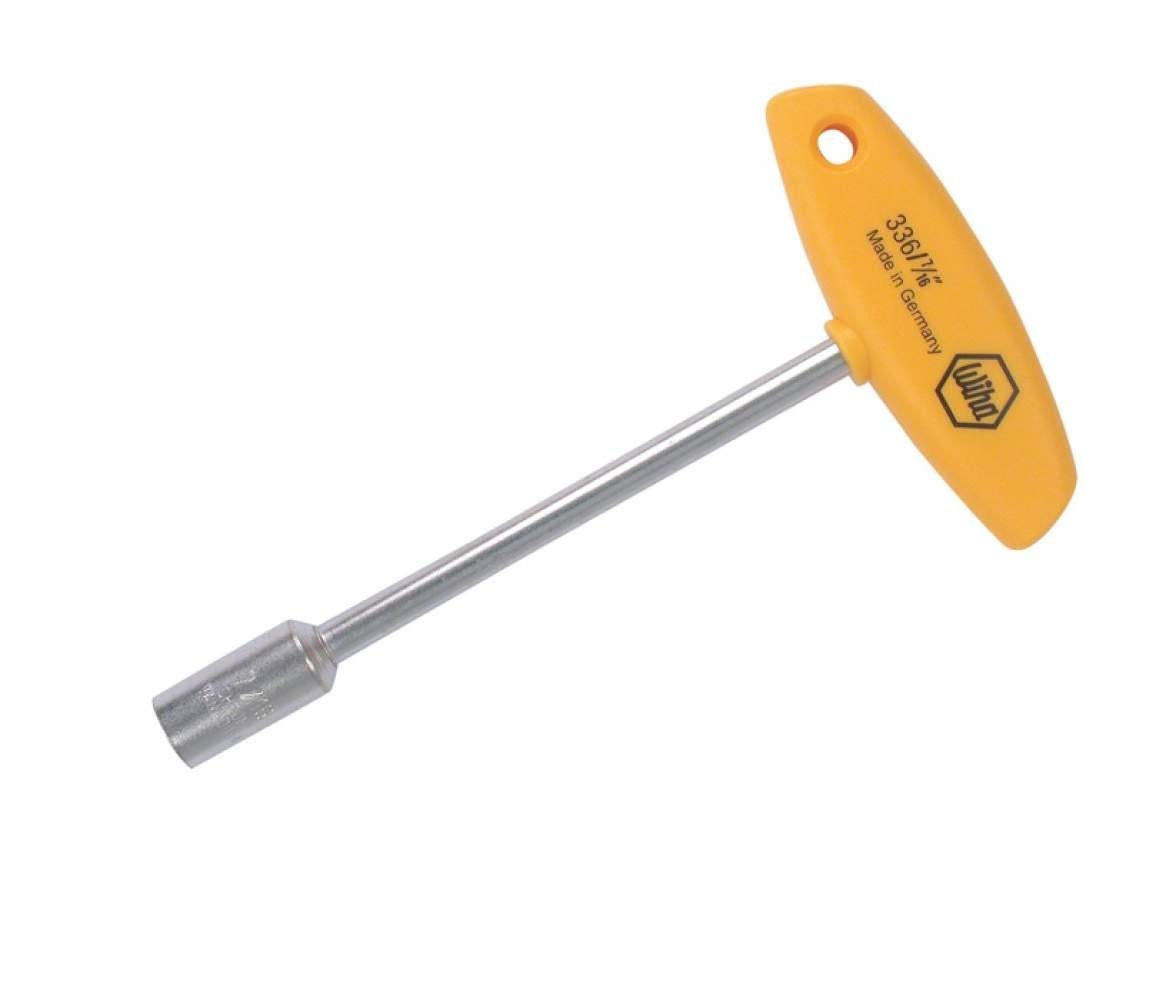 Wiha 33671 T-Handle Nut Driver 3/8 x 6.0"