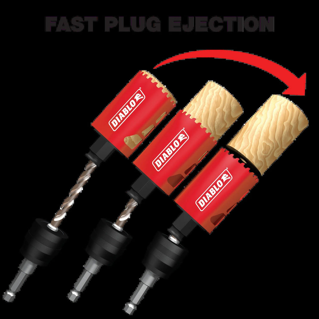 Diablo DHS3500CT 3-1/2 Inch Carbide-Tipped Wood & Metal Holesaw