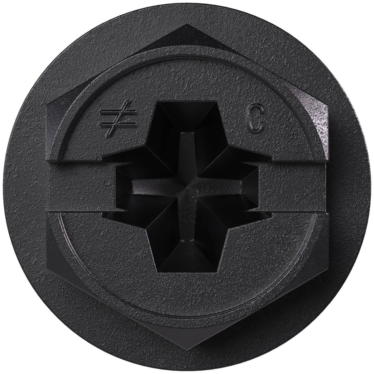 Simpson Strong-Tie TNTBL25234H Titen Turbo, 1/4-in. x 2-3/4-in. Hex-Head Concrete and Masonry Screw, Black, 100-Pack