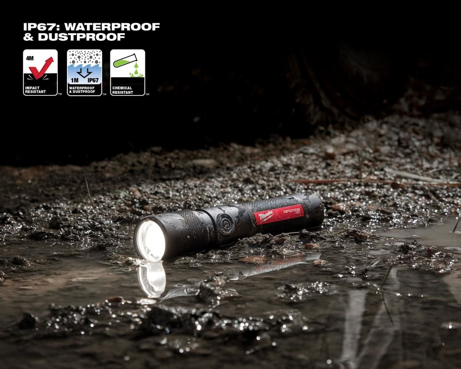 Milwaukee REDLITHIUM USB 1,100-Lumen Flashlight and Portable Power Source Kit