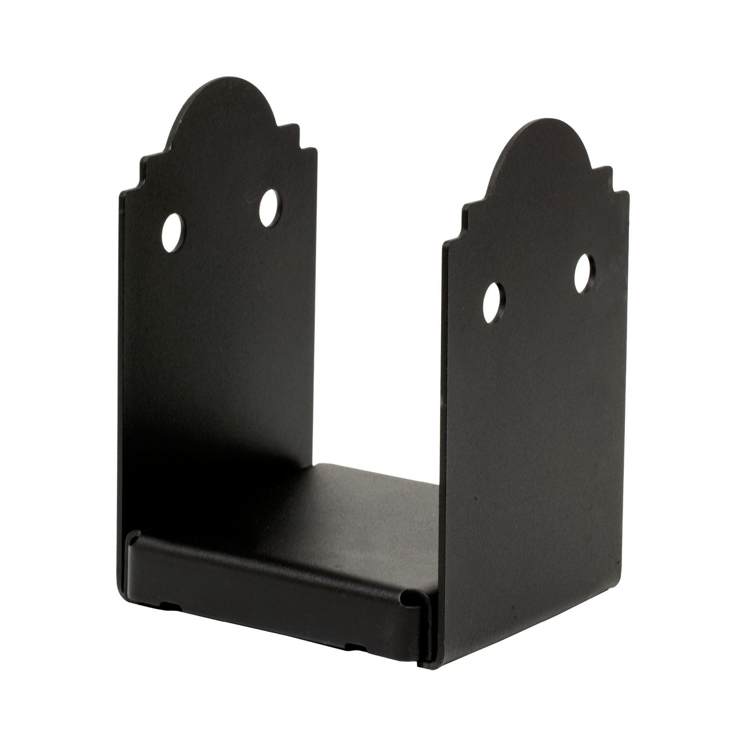 Simpson Strong-Tie Outdoor Accents Mission Collection ZMAX, Black Powder-Coated Post Base for 6x6 (APB66)