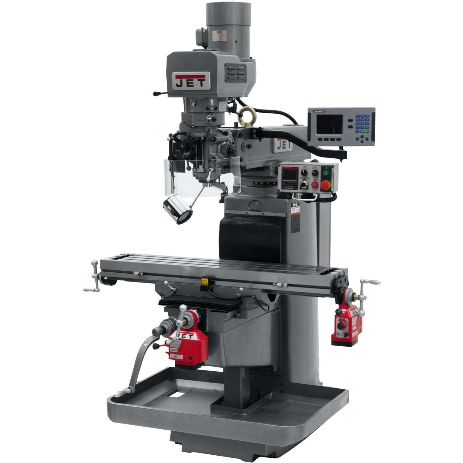 Jet Tools 690621 JTM-1050EVS2/230 Mill With Acu-Rite 200S DRO With X and Y-Axis Powerfeeds