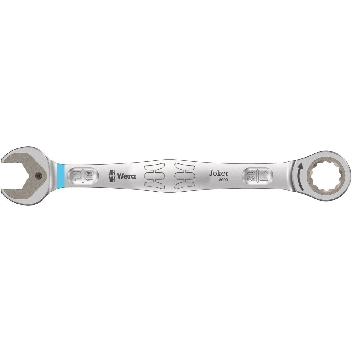 Wera 6000 Joker Ratcheting Combination Wrenches, Imperial, 11/16-in.x235-mm.
