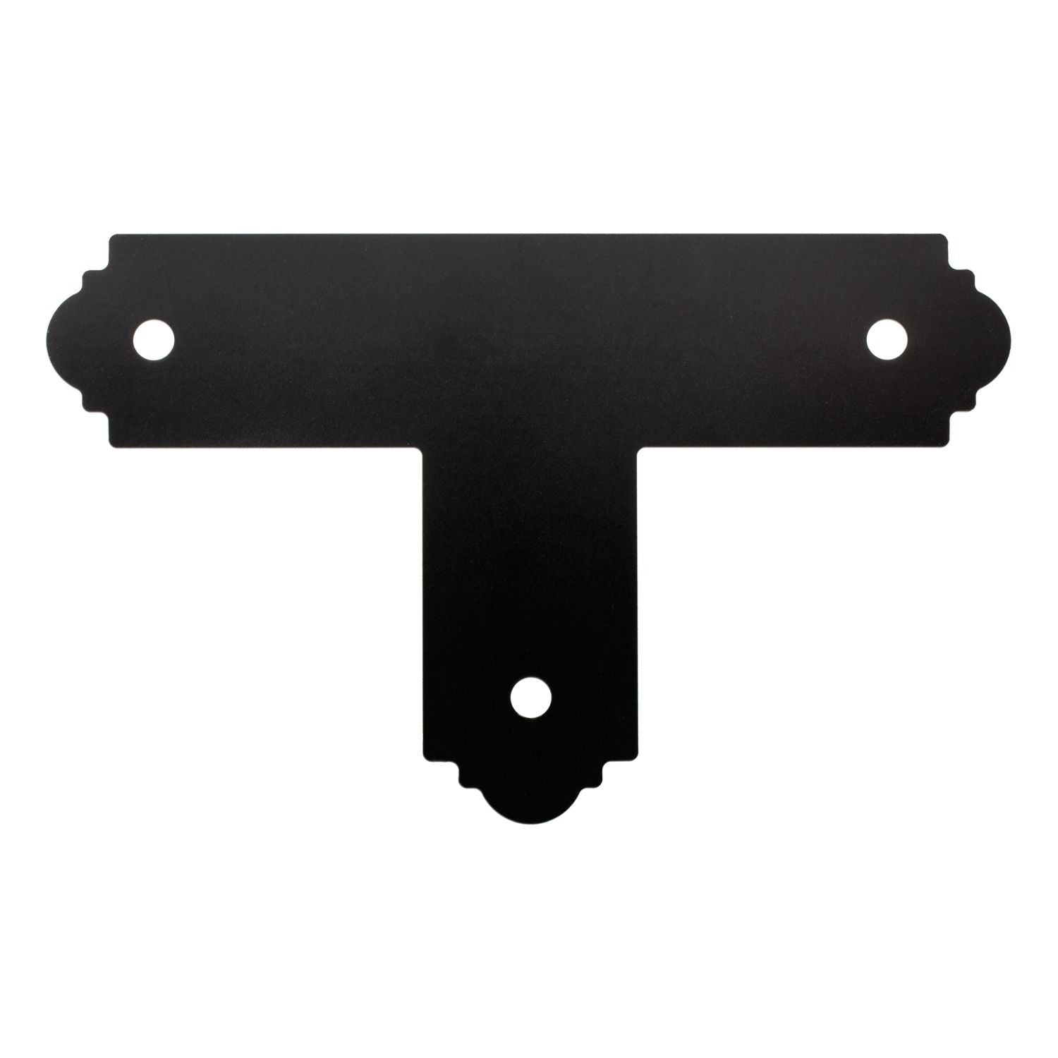 Simpson Strong-Tie APT4 Outdoor Accents Mission Collection ZMAX, Black Powder-Coated T Strap for 4x4