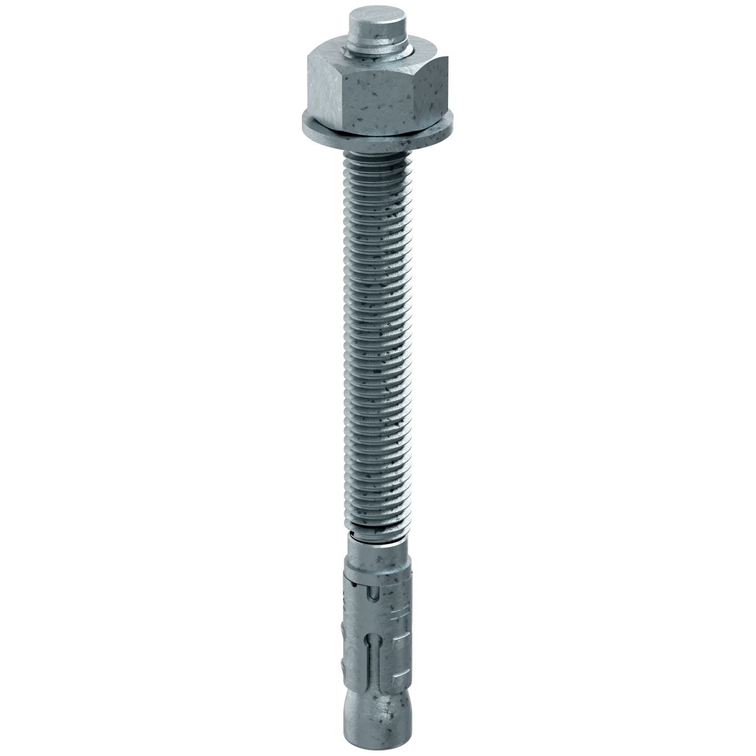 Simpson Strong-Tie STB2-62700MGF20 Strong-Bolt 2, 5/8-in. x 7-in. Mechanically Galvanized Wedge Anchor, Fully Assembled, 20-Pack