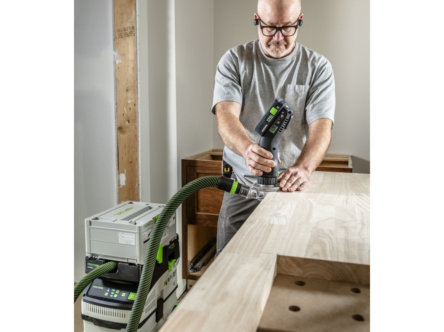 Festool OFKC 500 R3 EB-Basic 18V Cordless Palm Edge Router (577986)