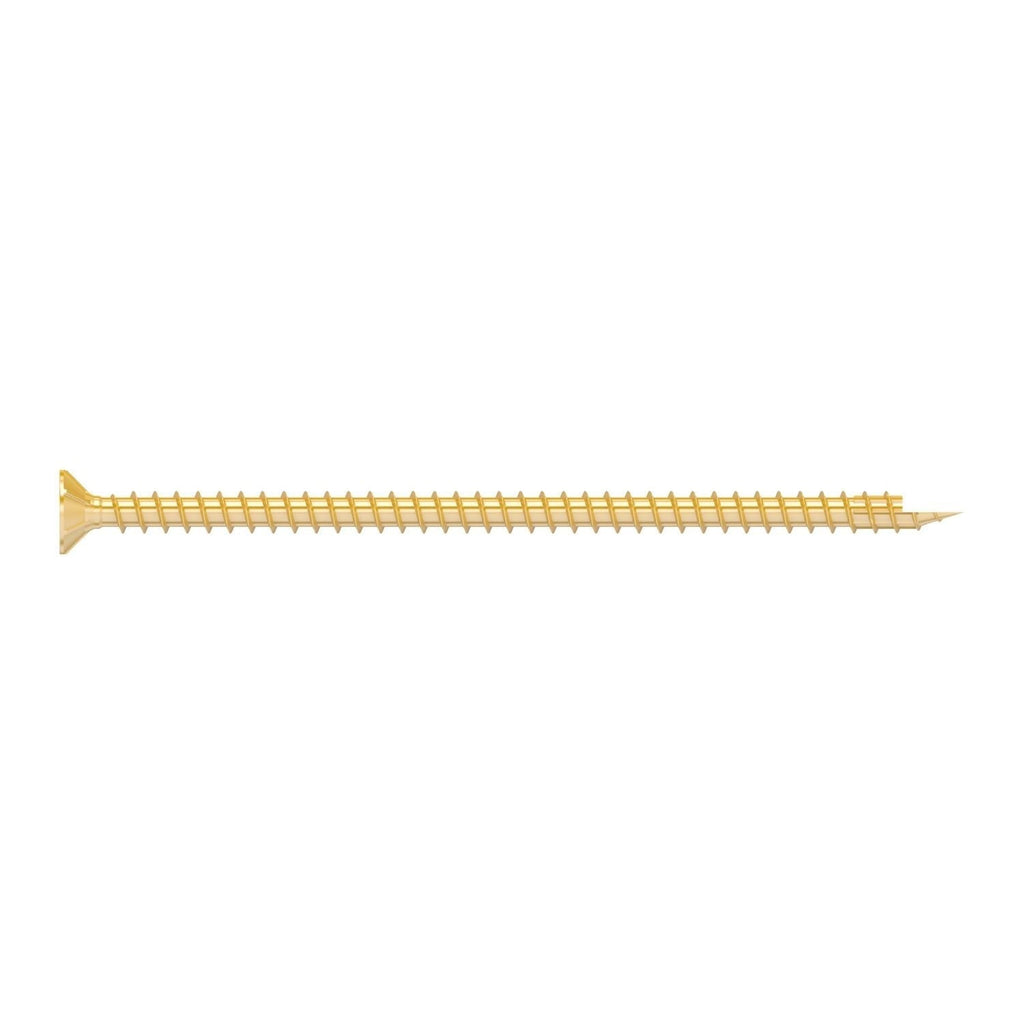 Simpson Strong-Tie SDCF22614 Strong-Drive SDCF TIMBER-CF Screw, 0.315-in. x 6-1/4-in. T40, Yellow Zinc, 250-Pack