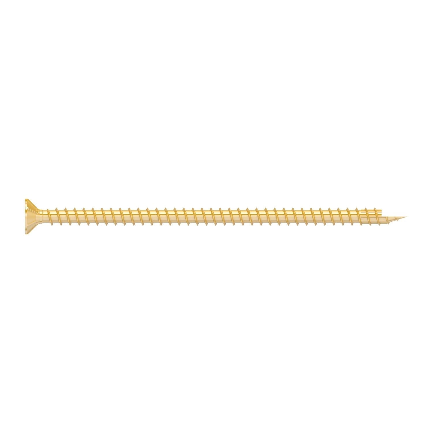 Simpson Strong-Tie SDCF22614 Strong-Drive SDCF TIMBER-CF Screw, 0.315-in. x 6-1/4-in. T40, Yellow Zinc, 250-Pack