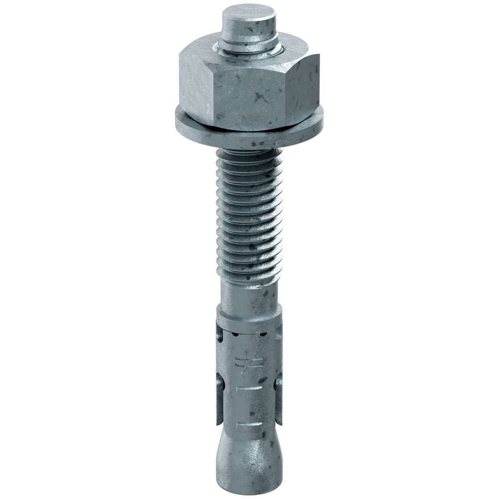 Simpson Strong-Tie STB2-50334MGF25 Strong-Bolt 2, 1/2-in. x 3-3/4-in. Mechanically Galvanized Wedge Anchor, Fully Assembled, 25-Pack