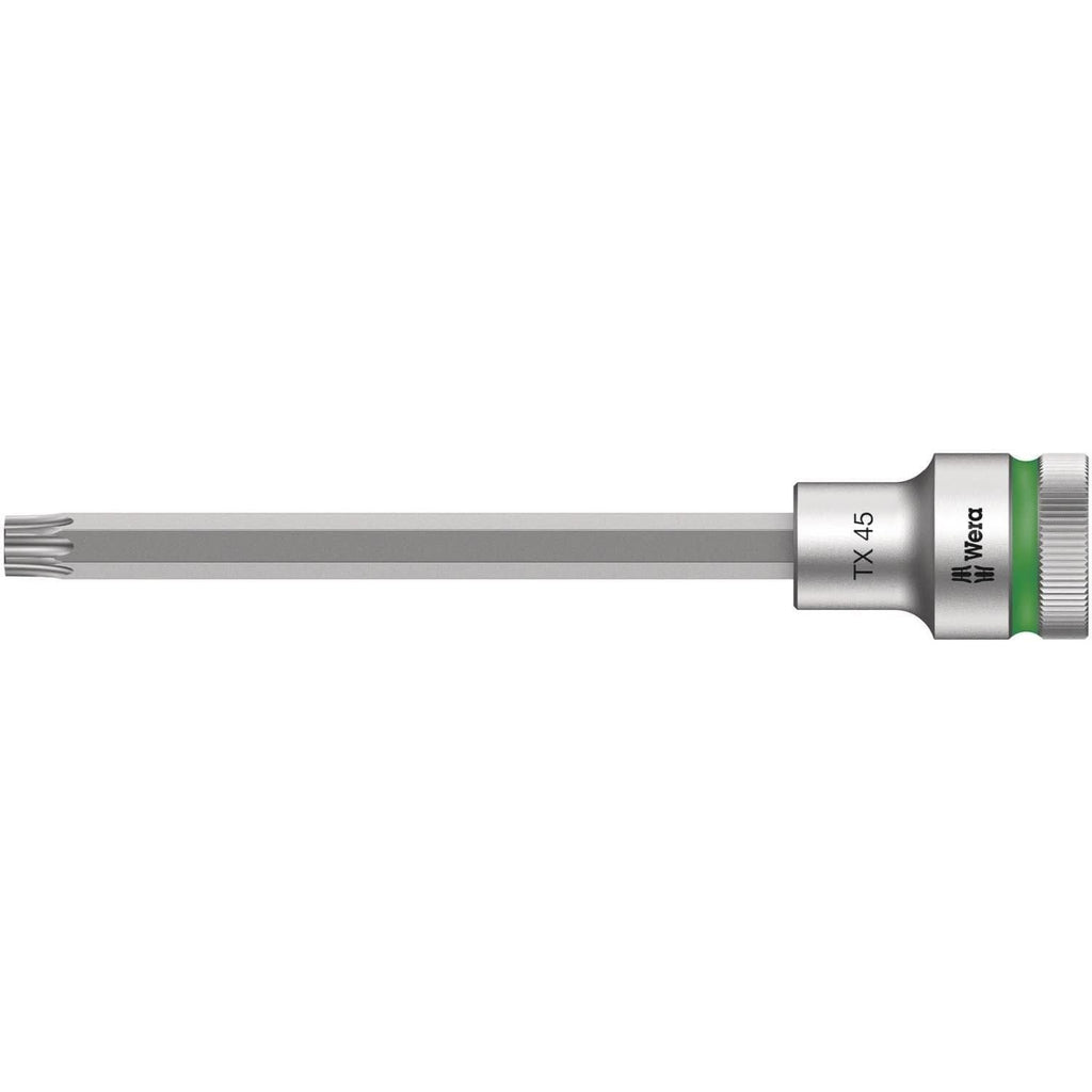 Wera 8767 C Hf Torx Zyklop Bit Socket With 1/2-in. Drive With Holding Function, Torx 45x140-mm.