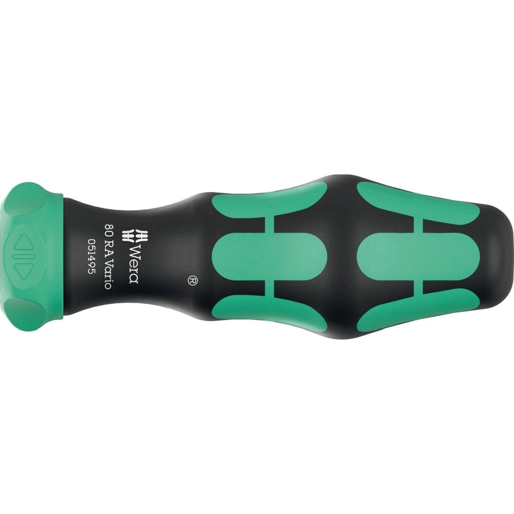 Wera 80 Ra Vario Blade Holding Handle With Ratchet Functionality, 6x113.5-mm.