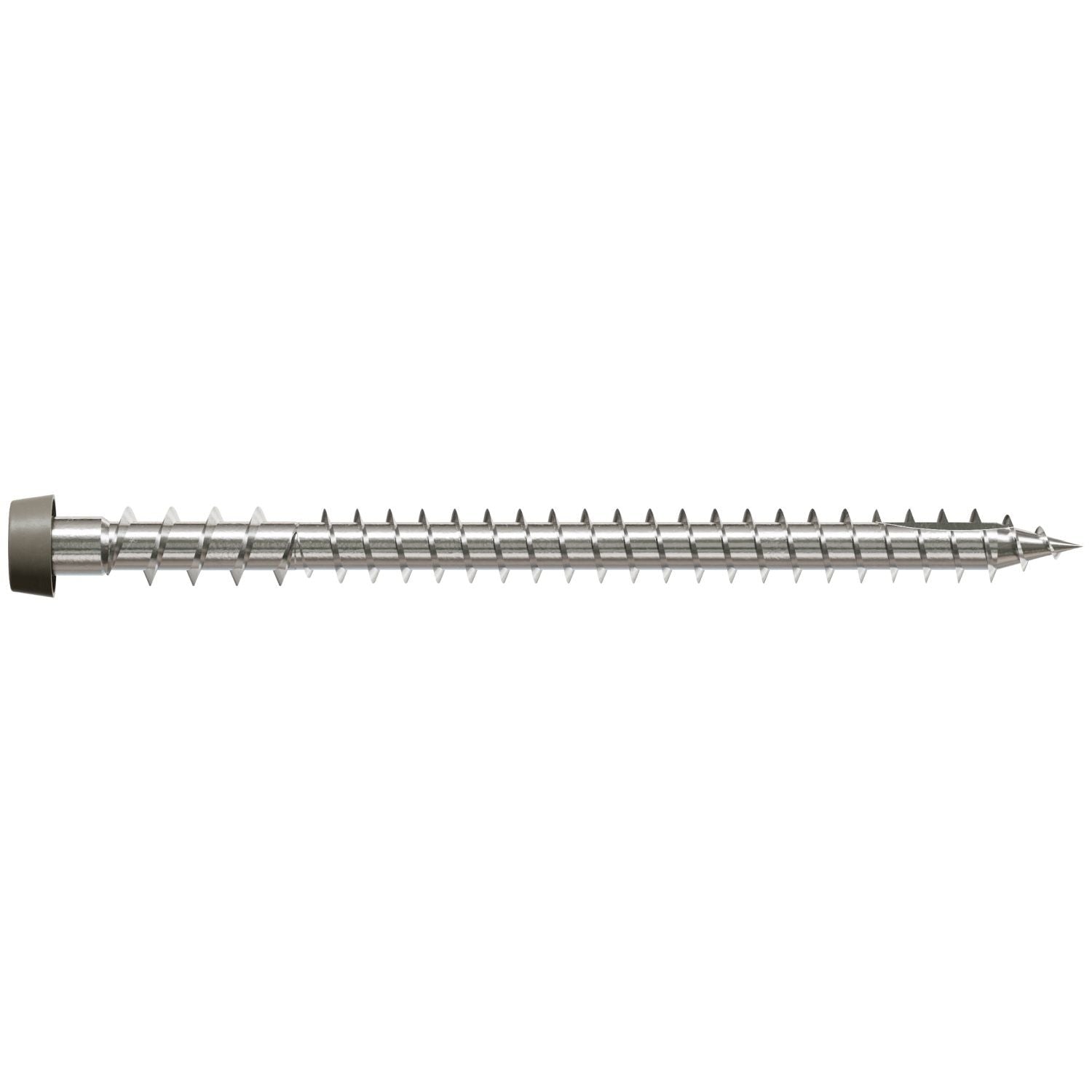 Simpson Strong-Tie DCU234P305GR Deck-Drive DCU COMPOSITE Screw, #10 x 2-3/4-in. T20, Type 305, Gray, 350-Pack