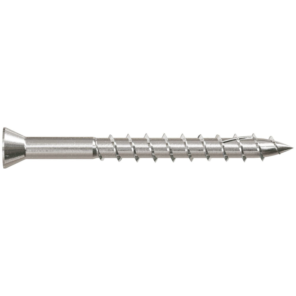 Simpson Strong-Tie T07162WP5 Deck-Drive DWP WOOD SS Screw, #7 x 1-5/8-in. T15, Trim Head, Type 316, 5-lb.