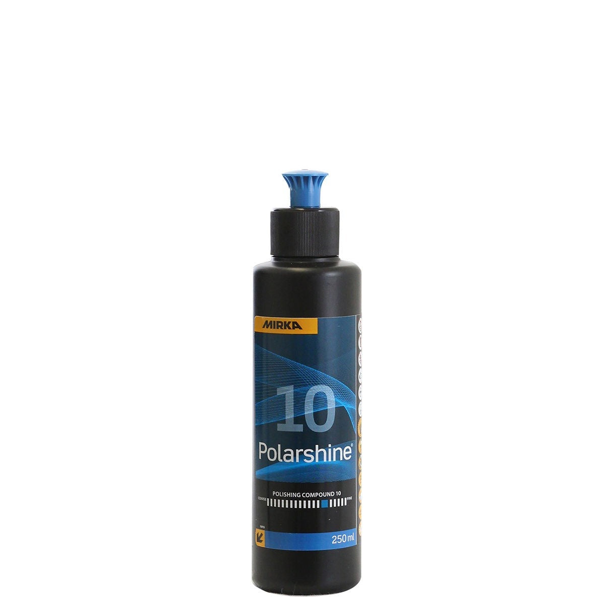 Mirka Polarshine 10 250 mL Medium Coarse Polishing Compound, Water-Based Silicone-Free (PC10-025L)