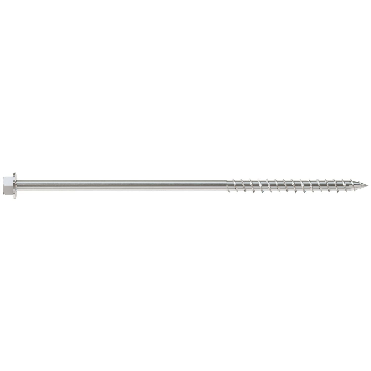 Simpson Strong-Tie SDWH19600SS-R10 Strong-Drive SDWH TIMBER-HEX SS Screw, 0.185-in. x 6-in. 5/16 Hex, Type 316, 10-Pack