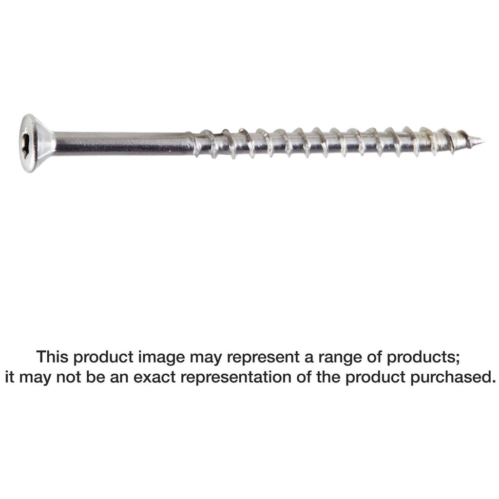 Simpson Strong-Tie T14400WP5 Strong-Drive DWP WOOD SS Screw, #14 x 4-in. T-27, Flat Head, Type 316, 5-lb.