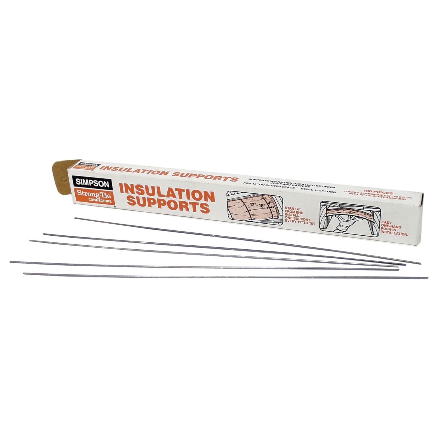 Simpson Strong-Tie IS16-R IS 15-1/2-in. Insulation Support, 100-Pack