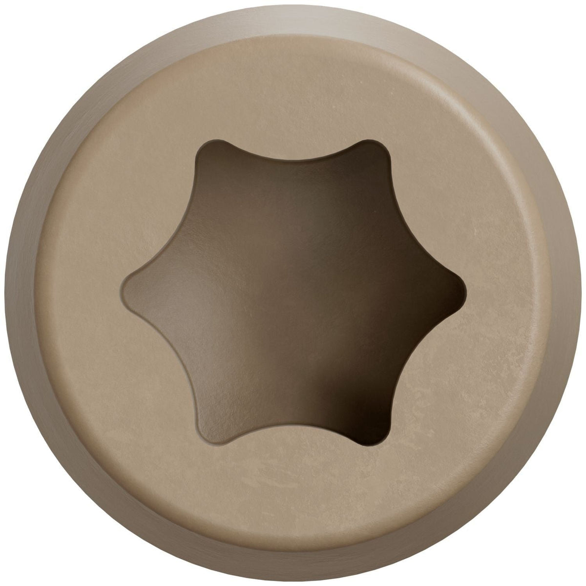 Simpson Strong-Tie DCU234TN02MB Deck-Drive DCU COMPOSITE Screw, #10 x 2-3/4-in. T20, Quik Guard, Tan 02, 1750-Pack