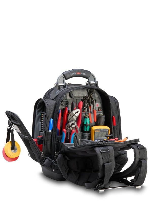 Veto Pro Pac TECH PAC MCP Blackout Compact Tool Backpack