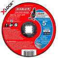 Diablo DBX050063701F 5 InchType 27 Metal Cut-Off Disc for X-Lock and All Grinders