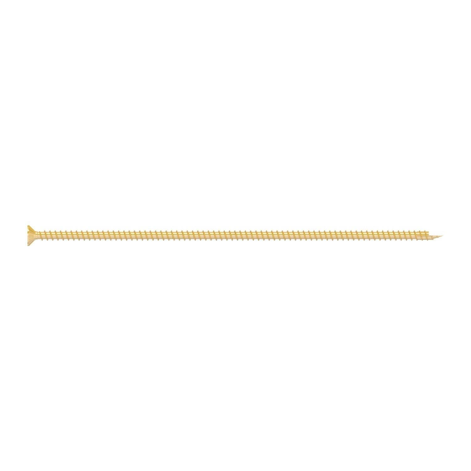 Simpson Strong-Tie SDCF221134 Strong-Drive SDCF TIMBER-CF Screw, 0.315-in. x 11-3/4-in. T40, Yellow Zinc, 250-Pack