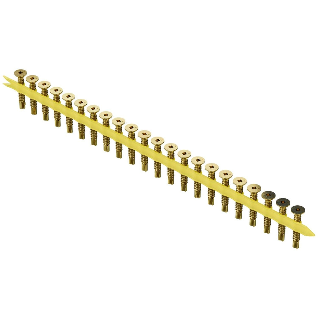 Simpson Strong-Tie TB1440S Strong-Drive TB WOOD-TO-STEEL Screw (Collated), #14 x 1-9/16-in. Yellow Zinc, 1000-Pack