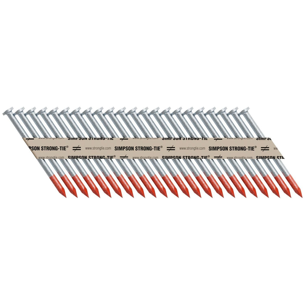 Simpson Strong-Tie N10DBRPT2500 Strong-Drive 33° SCN SMOOTH-SHANK CONNECTOR Nail, 2-1/2-in. x .148-in. Bright, 2500-Pack