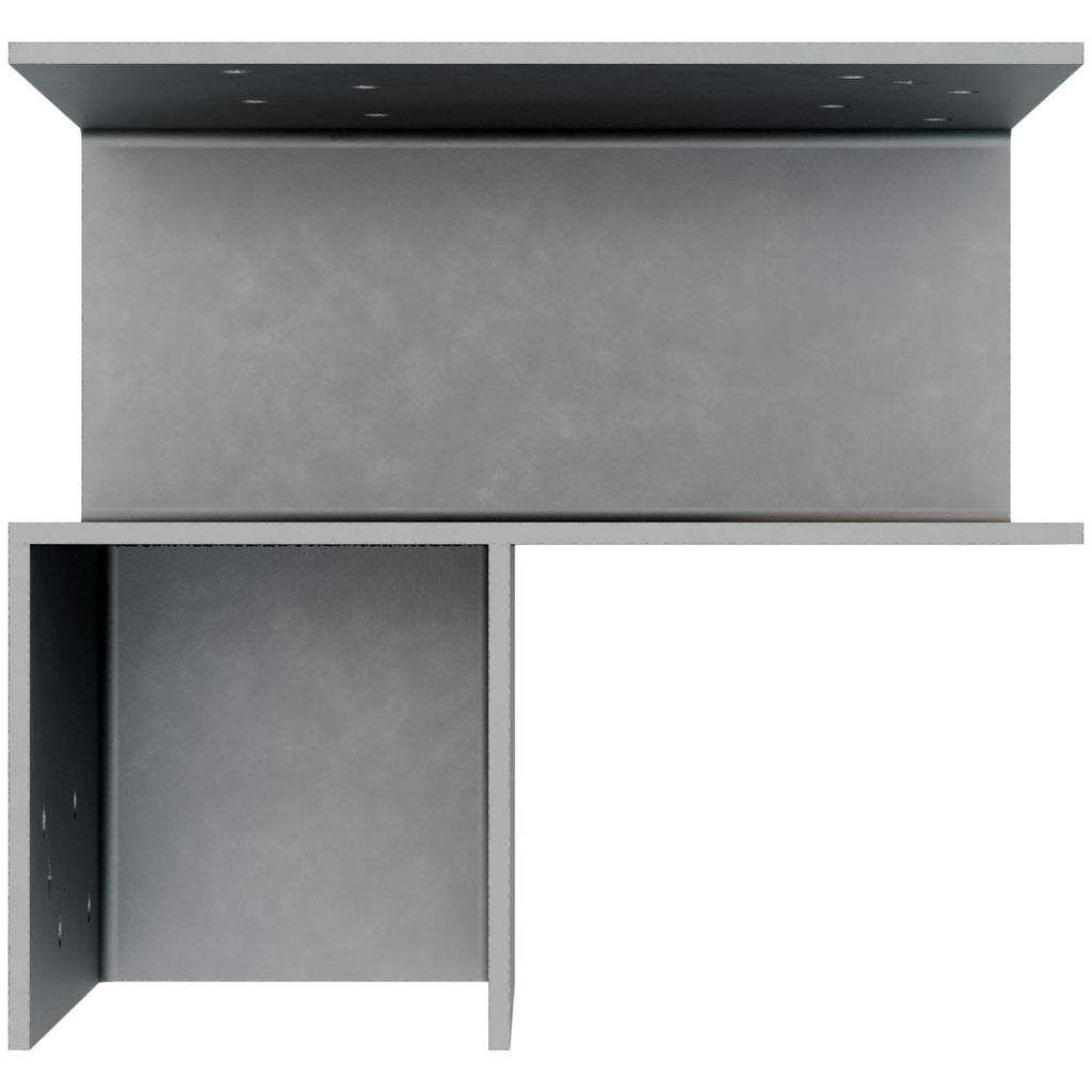 Simpson Strong-Tie ECCLLQ3.25-6SDS ECCLLQ L-Shape End Column Cap for 3-1/4-in. Beams, 6x Post w/ SDS Screws, Skewed Left