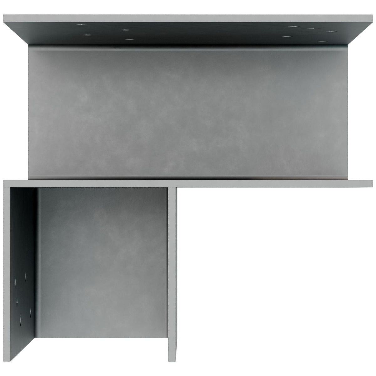 Simpson Strong-Tie ECCLLQ3.25-6SDS ECCLLQ L-Shape End Column Cap for 3-1/4-in. Beams, 6x Post w/ SDS Screws, Skewed Left