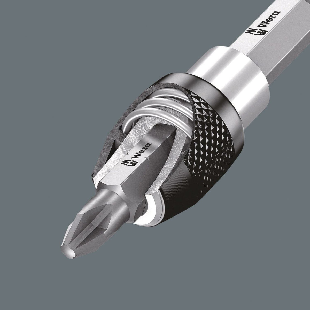 Wera 830 Vario Bit Holder Adaptor, 1/4-in.x165-mm.