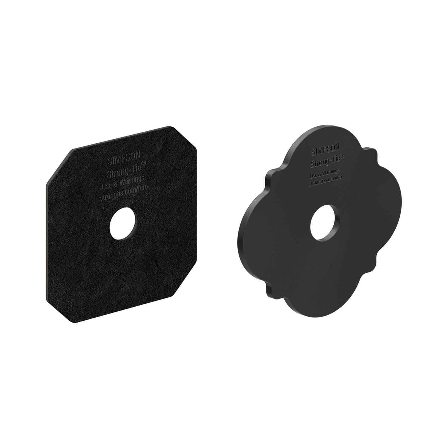 Simpson Strong-Tie APVDW56 Outdoor Accents Avant Collection Z-MAX, Black Powder-Coated Decorative Washer