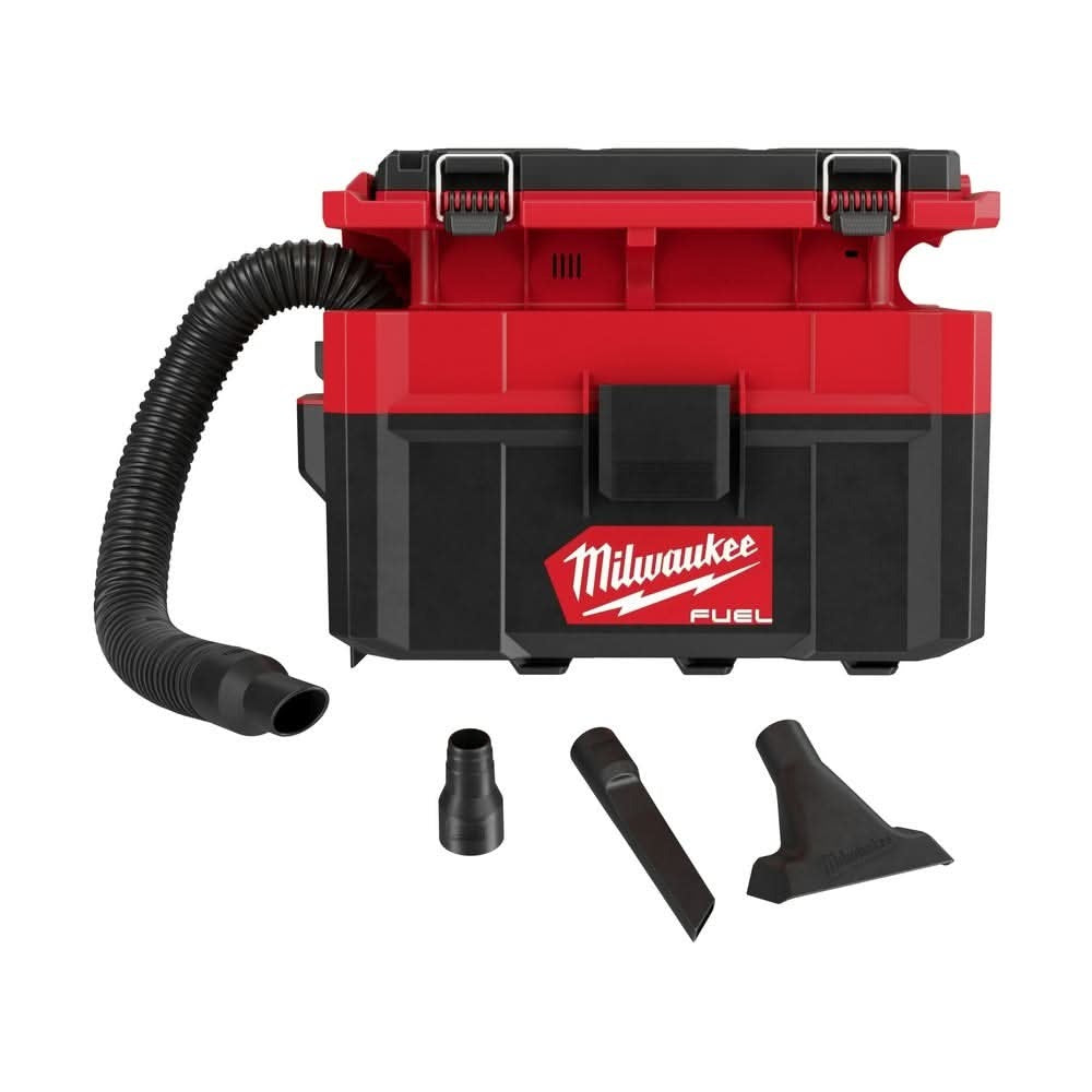 Milwaukee M18 FUEL PACKOUT 2.5 Gallon Wet/Dry HEPA Vacuum with XC5.0 System Starter Kit