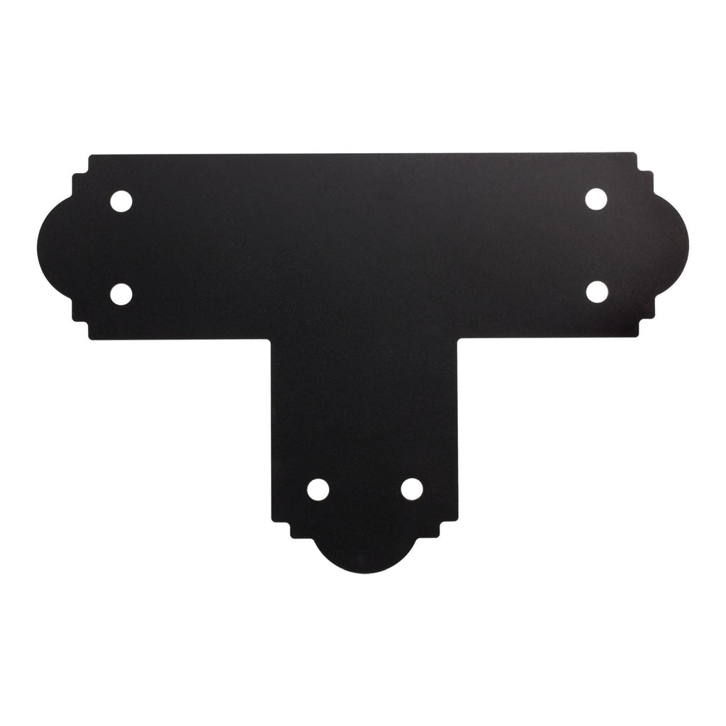 Simpson Strong-Tie APT6 Outdoor Accents Mission Collection ZMAX, Black Powder-Coated T Strap for 6x6
