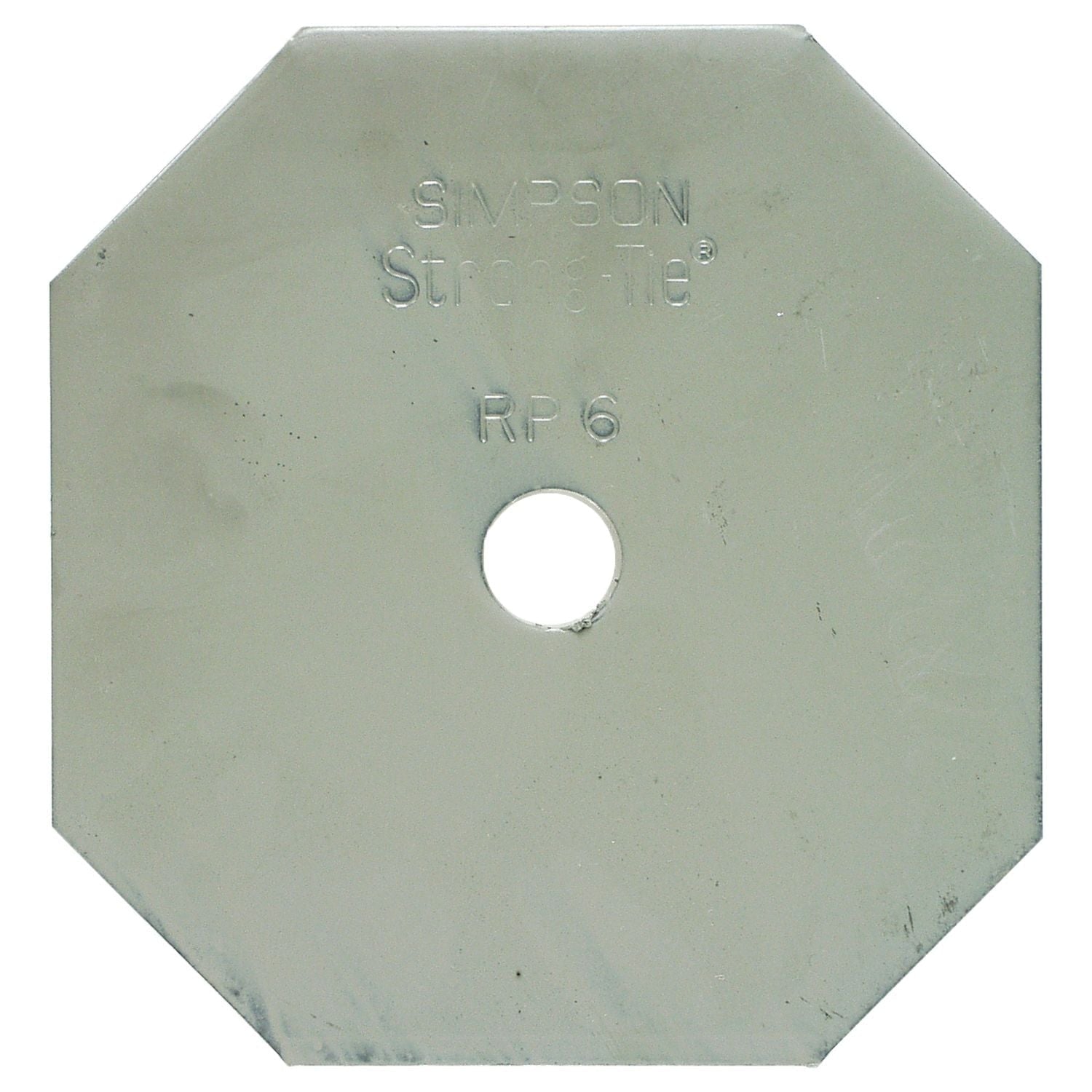 Simpson Strong-Tie RP6 RP6 3/8-in. Steel Retrofit Plate