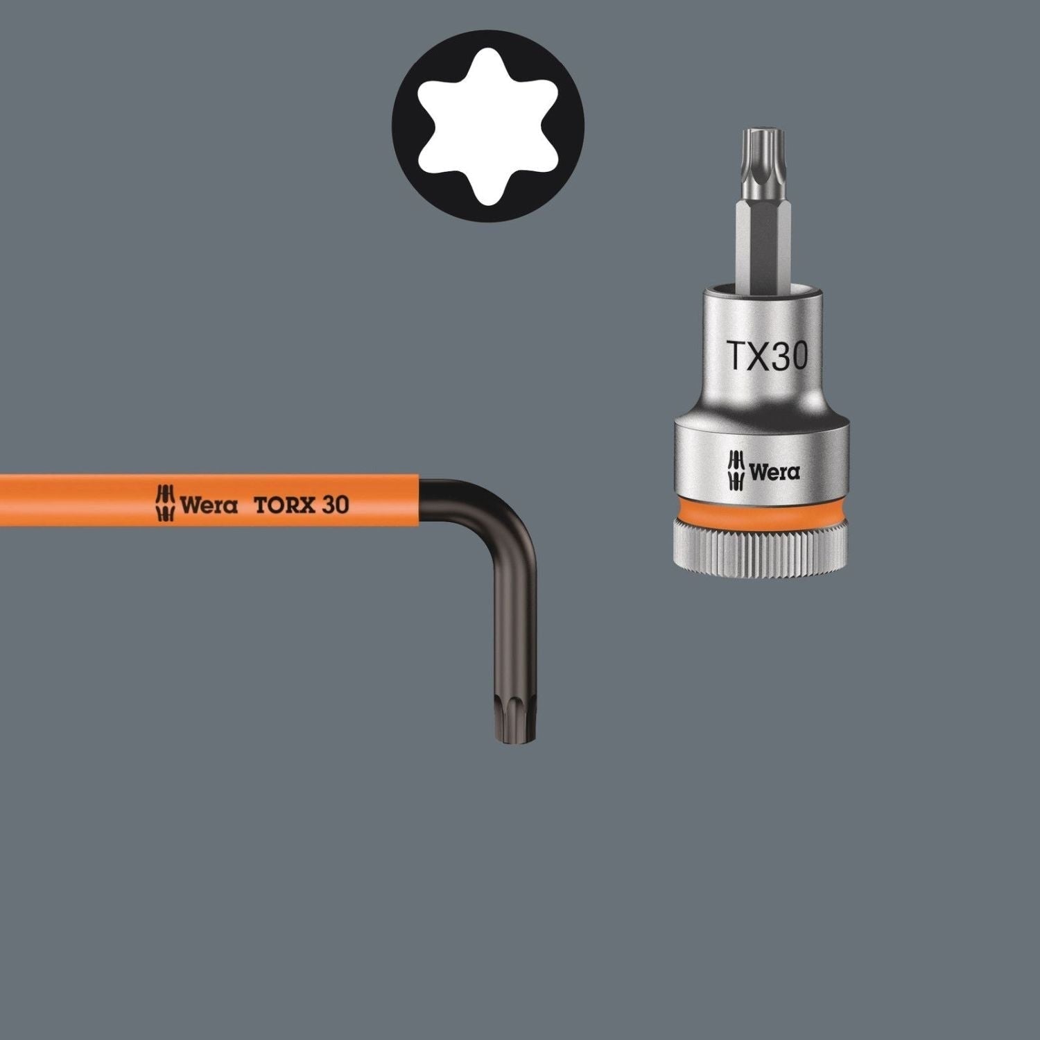 Wera 967 Sl Torx Hf L-Key Multicolour With Holding Function, Torx 8x76-mm.