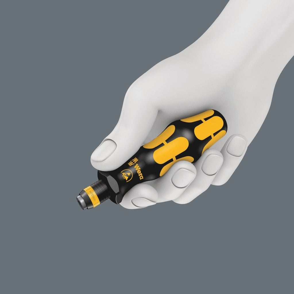 Wera 816 R Esd Bitholding Screwdriver, Non-Magnetic, 1/4-in.x119-mm.
