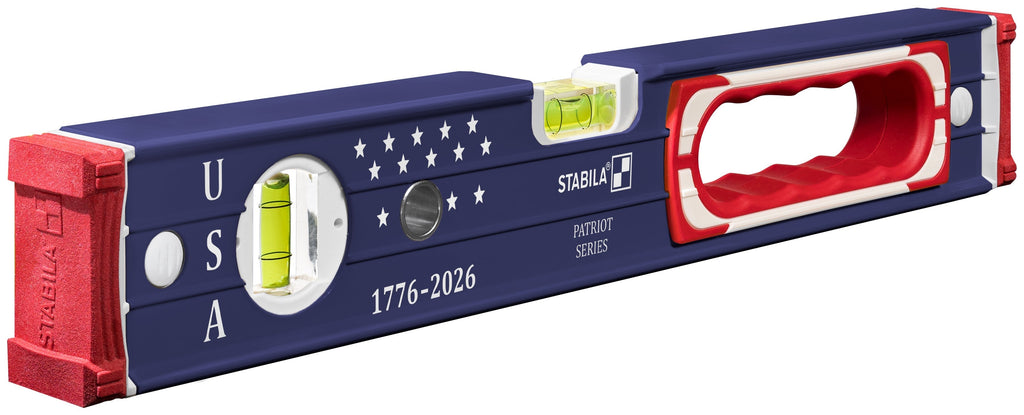 Stabila Limited Edition Patriotic Type 196 Heavy Duty 16-in. and 48-in. Level Set (37250)