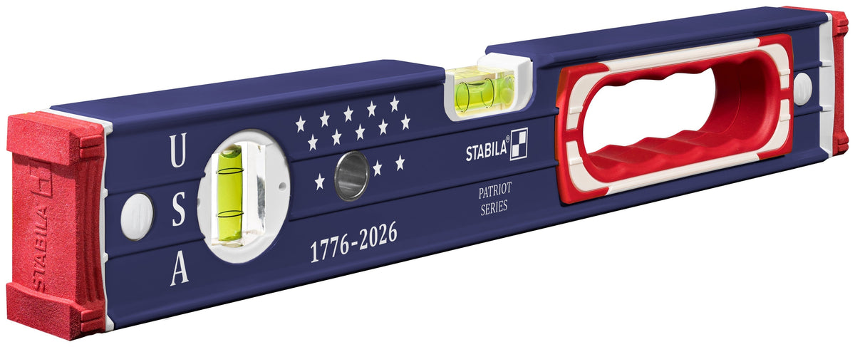 Stabila Limited Edition Patriotic Type 196 Heavy Duty 16-in. and 48-in. Level Set (37250)