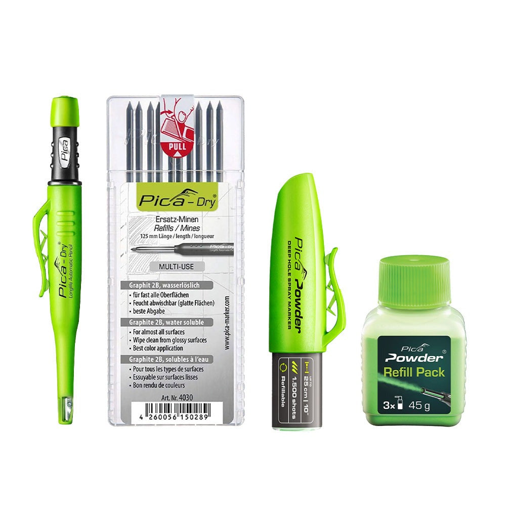 Pica Dry 3030 Pencil + 2020 Pica Powder with Refills