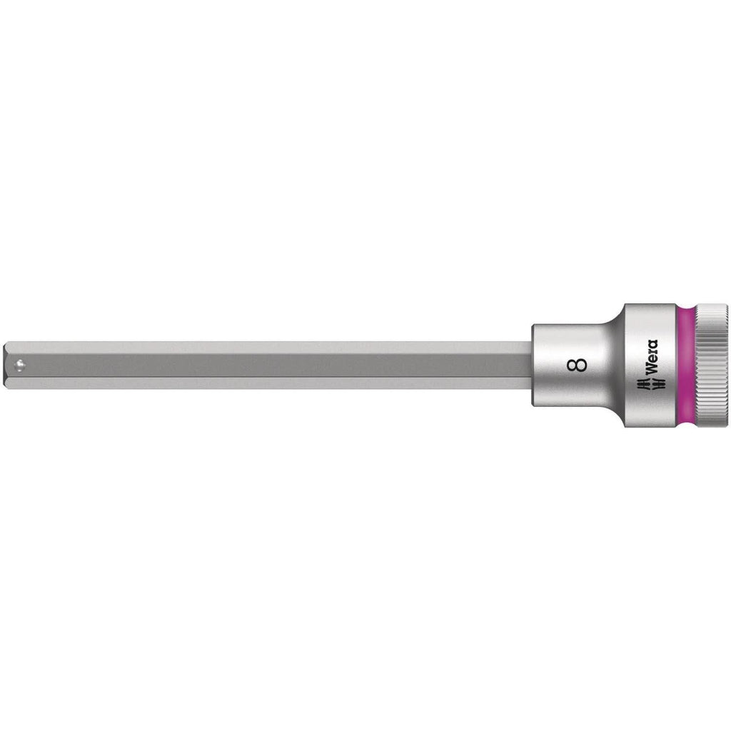 Wera 8740 C Hf Zyklop Bit Socket With 1/2-in. Drive With Holding Function, 8x140-mm.