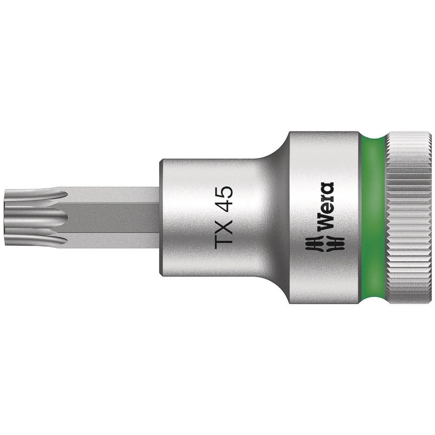 Wera 8767 C Hf Torx Zyklop Bit Socket With 1/2-in. Drive With Holding Function, Torx 55x140-mm.