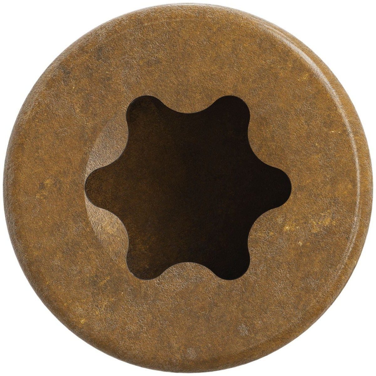 Simpson Strong-Tie FT07200MB Finish Trim Screw, #7 x 2-in. T10, Trim-Head, Quik Guard, Tan, 4000-Pack