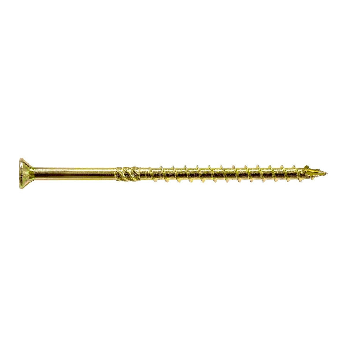 Simpson Strong-Tie SDCP22512 Strong-Drive SDCP TIMBER-CP Screw, 0.315-in. x 5-1/2-in. T40, Yellow Zinc, 250-Pack