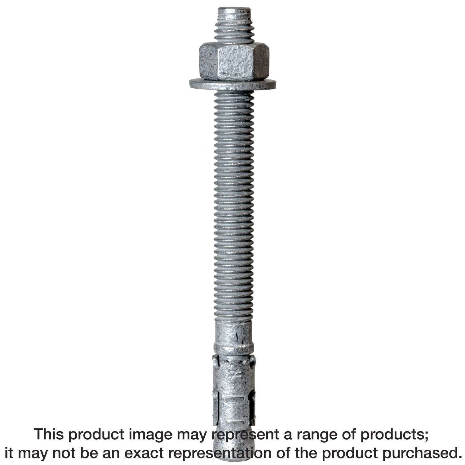 Simpson Strong-Tie STB2-37700MGR50 Strong-Bolt 2, 3/8-in. x 7-in. Mechanically Galvanized Wedge Anchor, 50-Pack