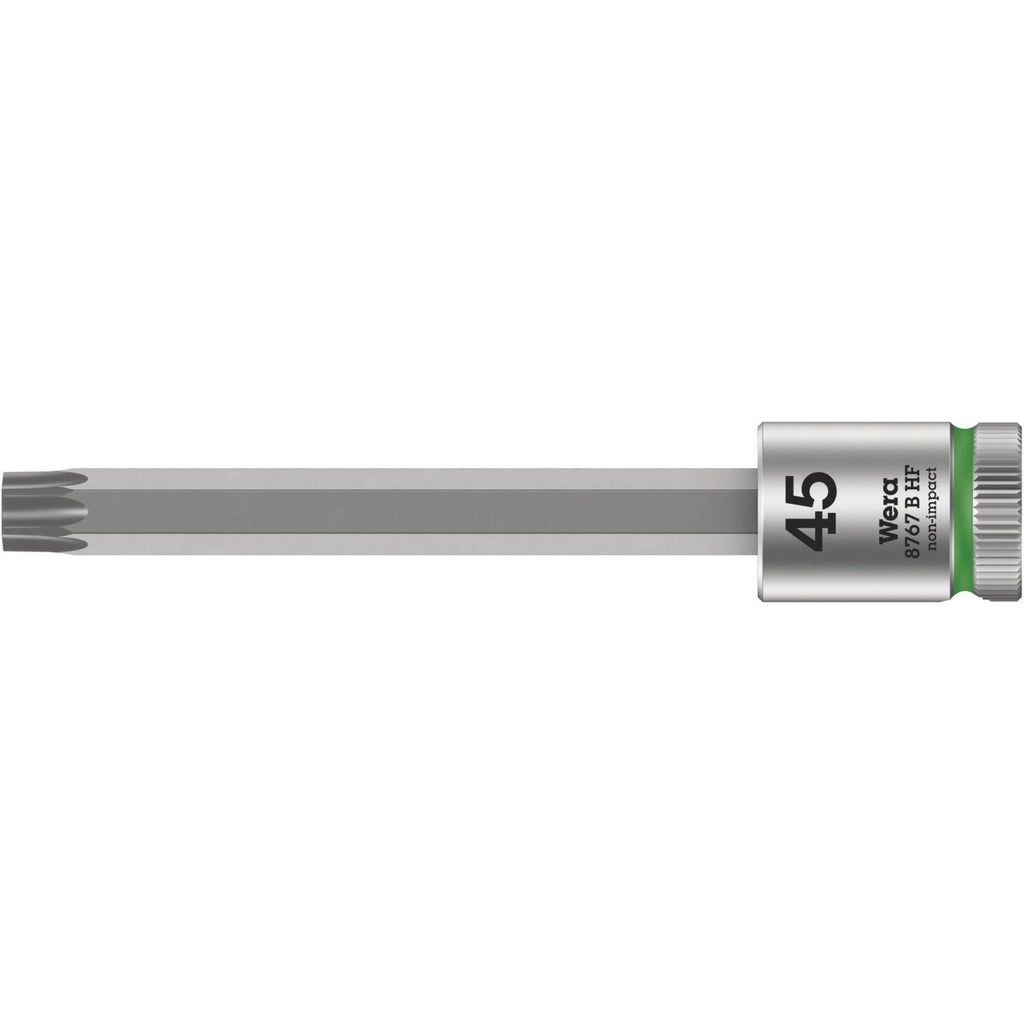 Wera 8767 B Hf Torx Zyklop Bit Socket With Holding Function, 3/8-in. Drive, Torx 45x100-mm.
