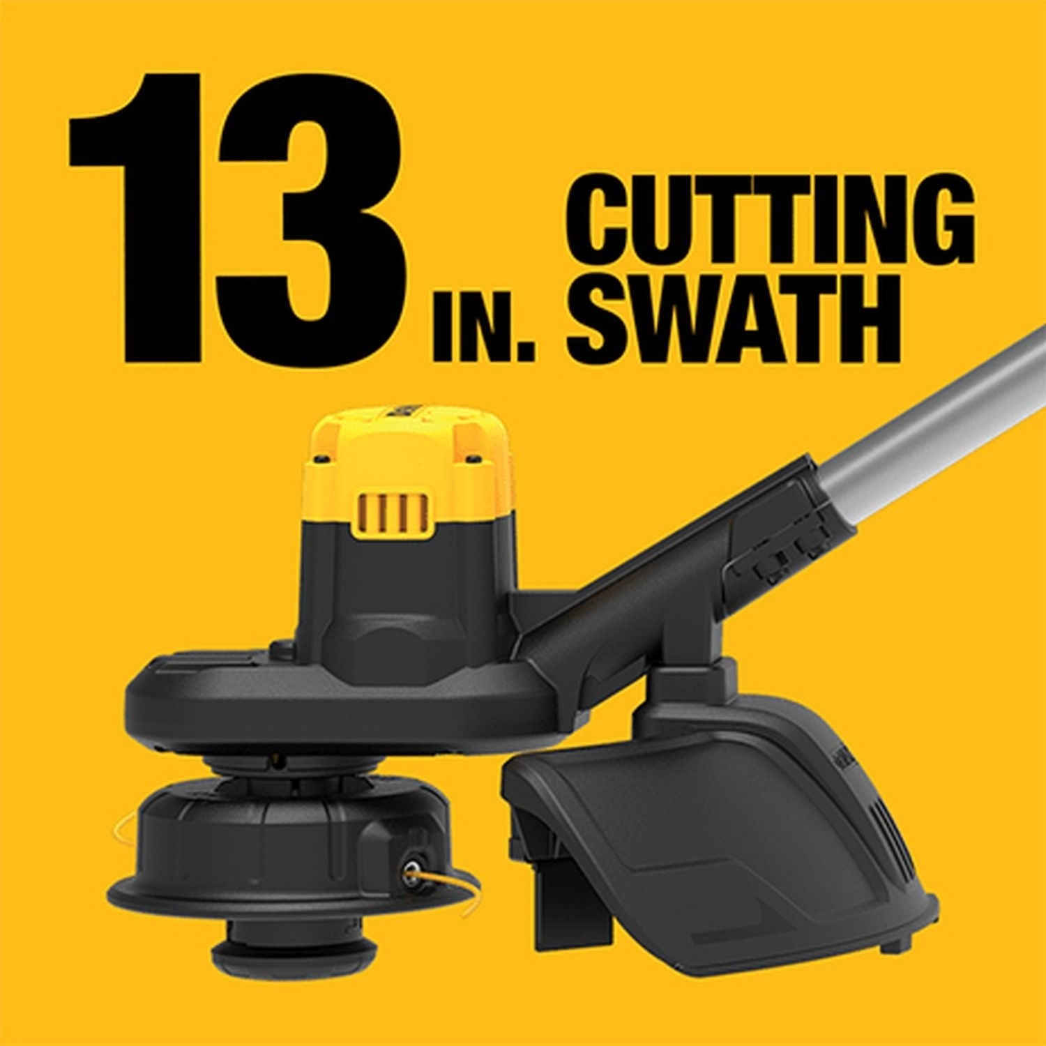 DEWALT 20V MAX 13-in. Cordless Straight String Trimmer 4.0Ah Kit with Battery and Charger (DCST925M1)