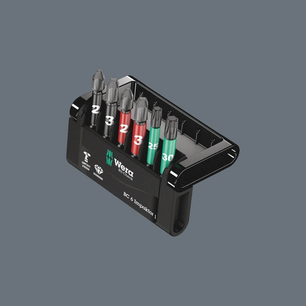Wera Bit-Check 6 Impaktor 1 SB, 6-Pieces