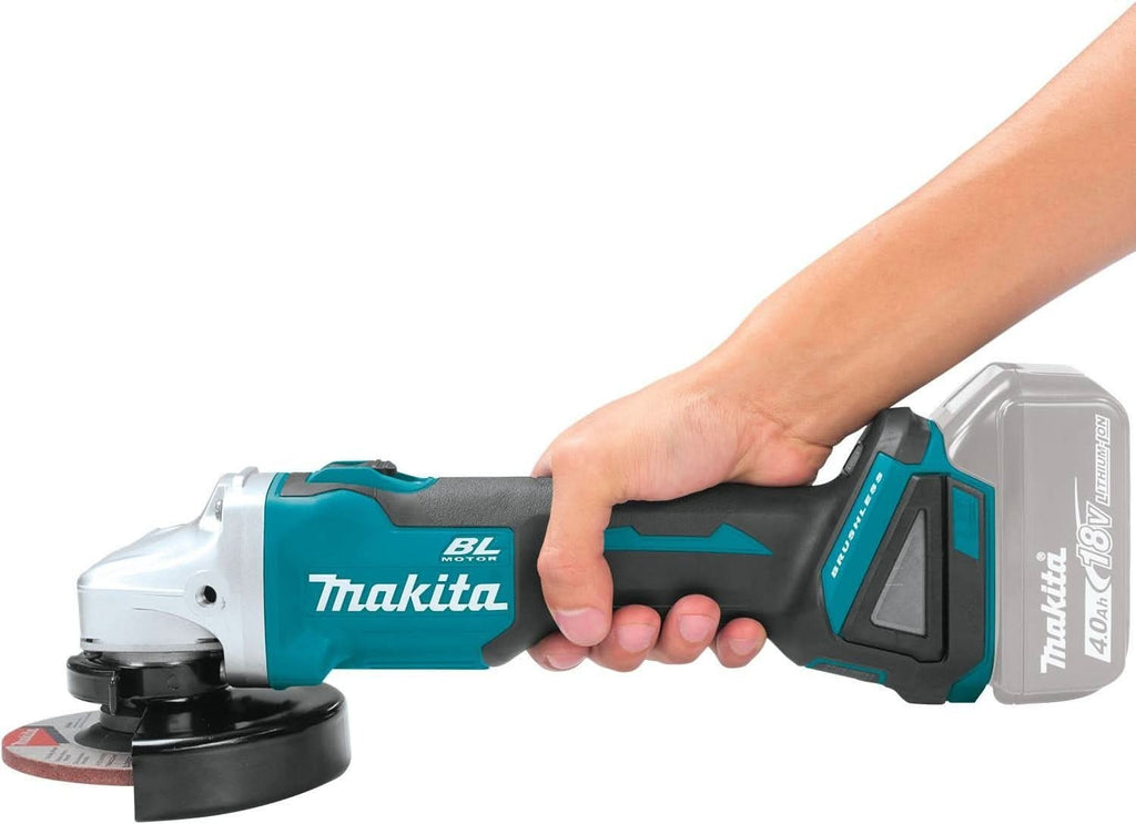 Makita XAG09Z 18V LXT Lithium-Ion Brushless Cordless 4-1/2"Â / 5" Cut-Off/Angle Grinder, with Electric Brake, Tool Only