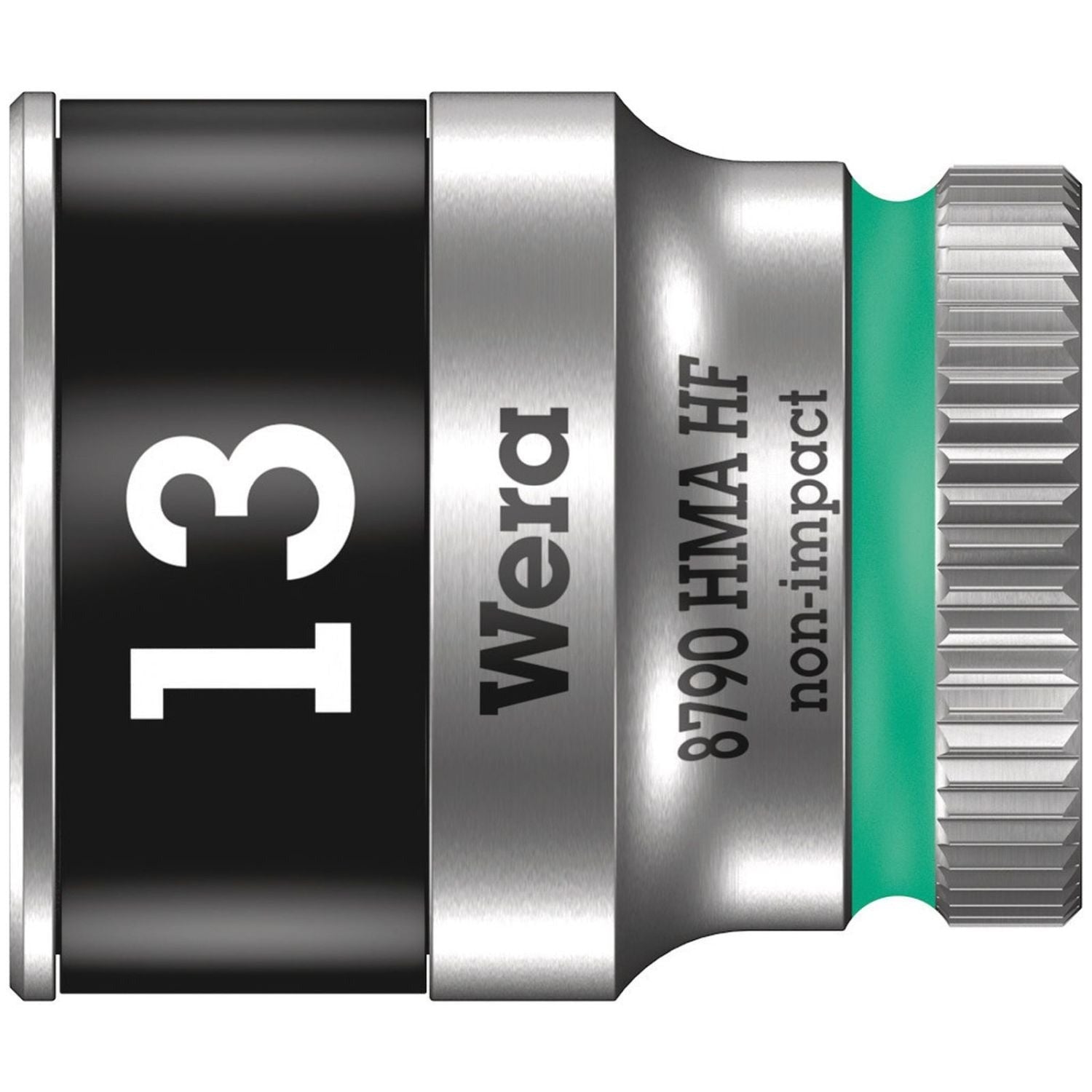 Wera 8790 Hma Hf Zyklop Socket With 1/4-in. Drive With Holding Function, 13x23-mm.