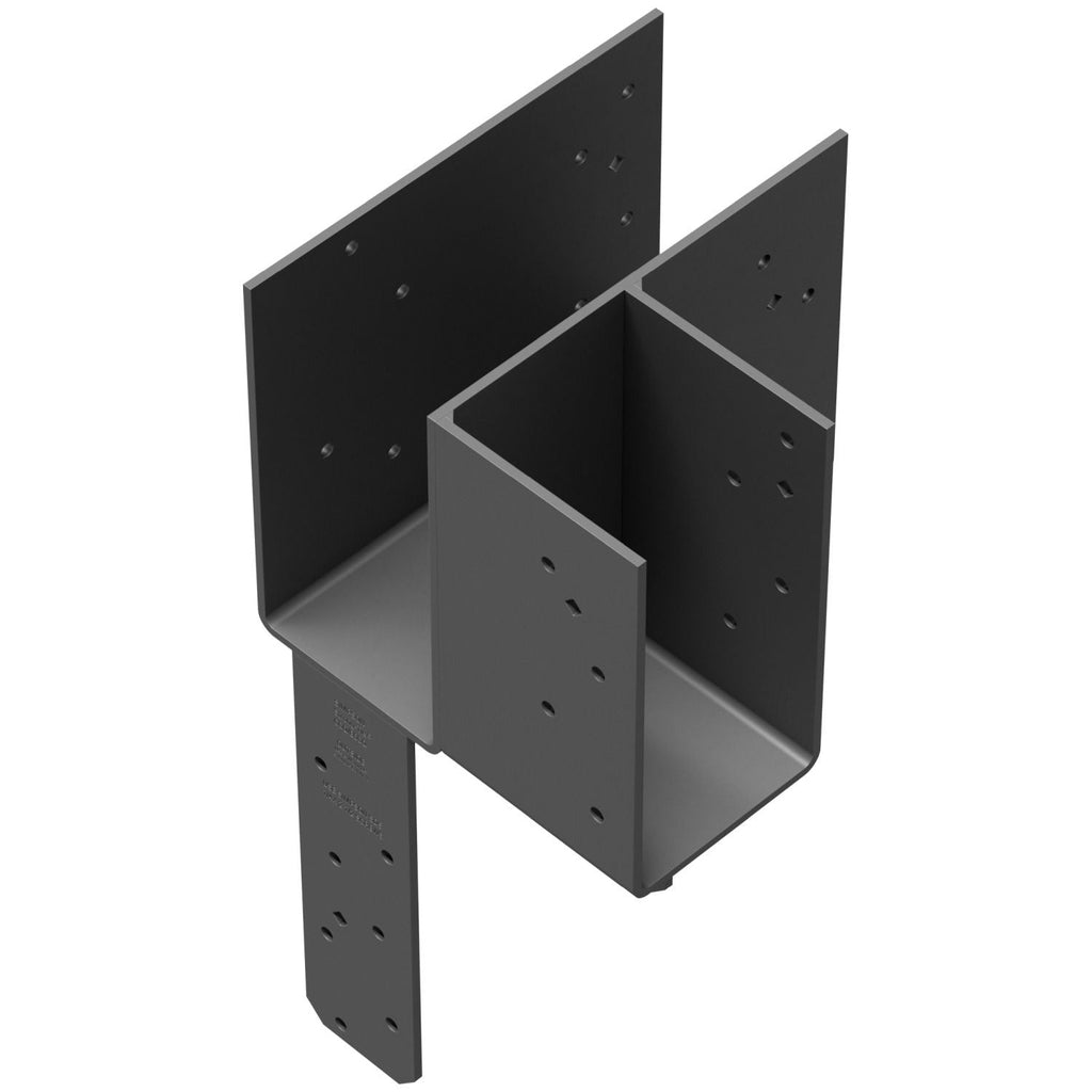 Simpson Strong-Tie L-Shape End Column Cap for 4x Beams, 6x Post w/ SDS Screws, Skewed Left (ECCLLQ464SDS)